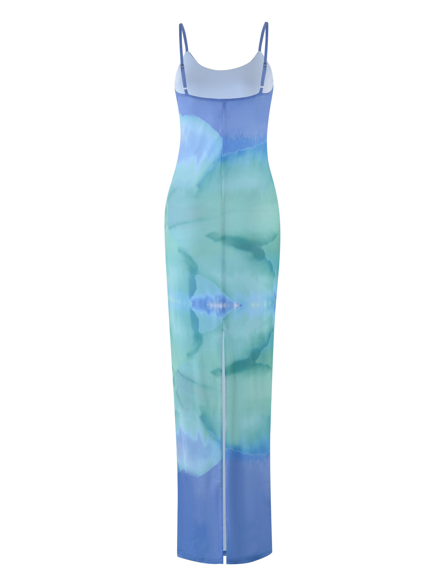 ARDON MAXI DRESS - BLUE : MACRO FLORAL : BLUE HIBISCUS
