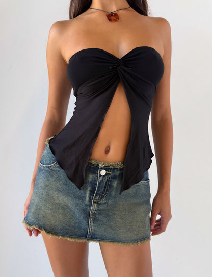 CHARMAINE TOP - BLACK