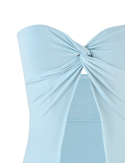 CHARMAINE TOP - BABY BLUE