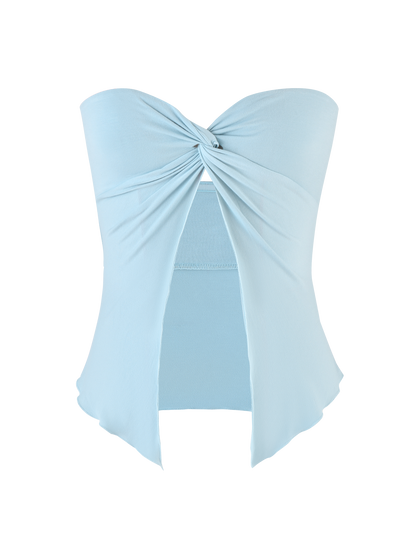 CHARMAINE TOP - BABY BLUE