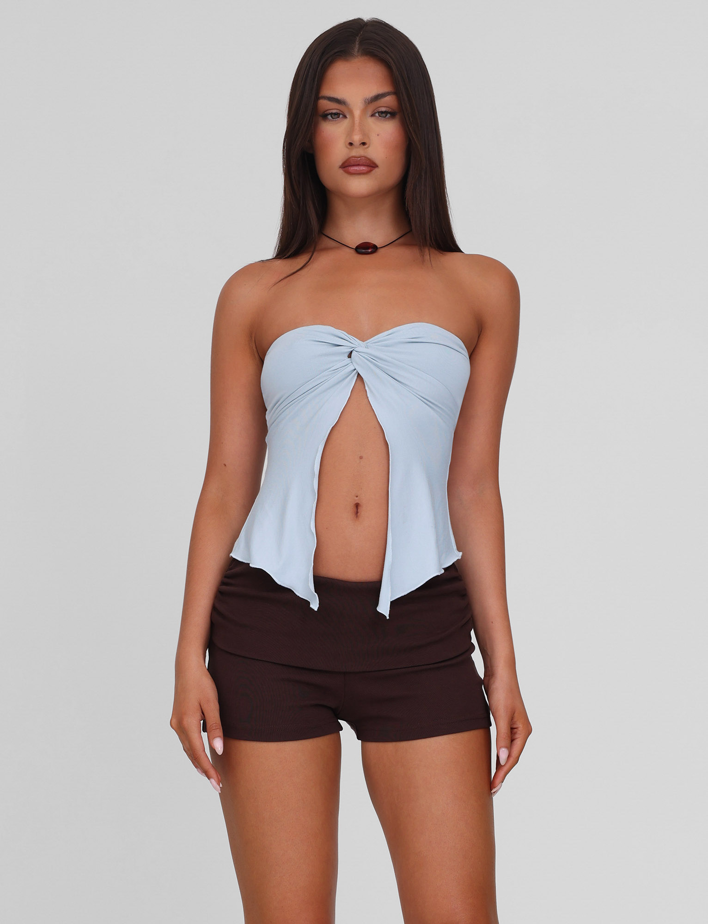 CHARMAINE TOP - BABY BLUE