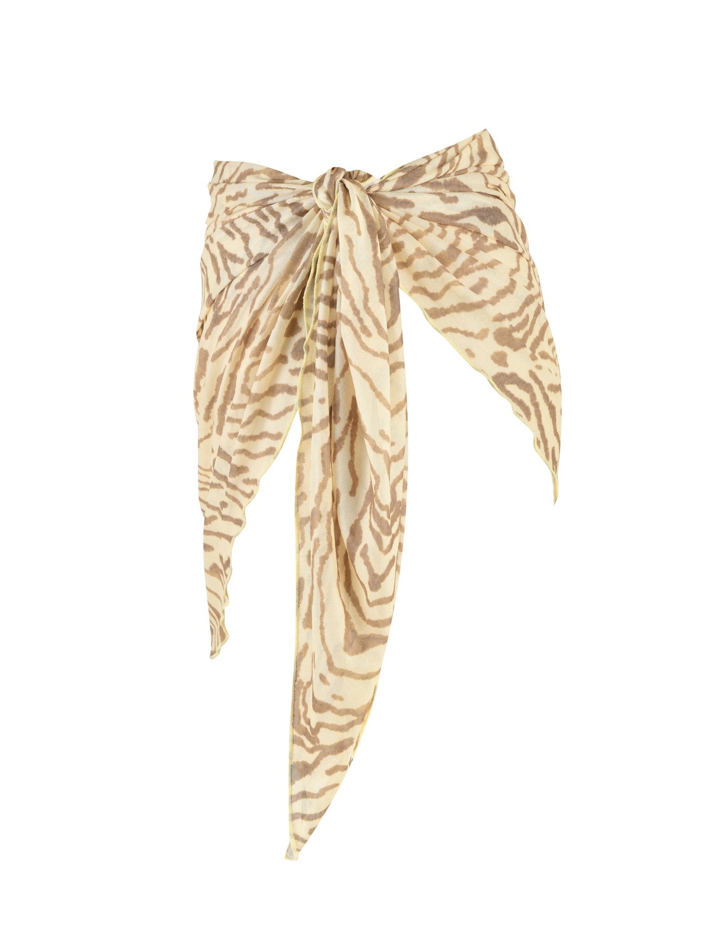 PEACHY SARONG - YELLOW : ZEBRA