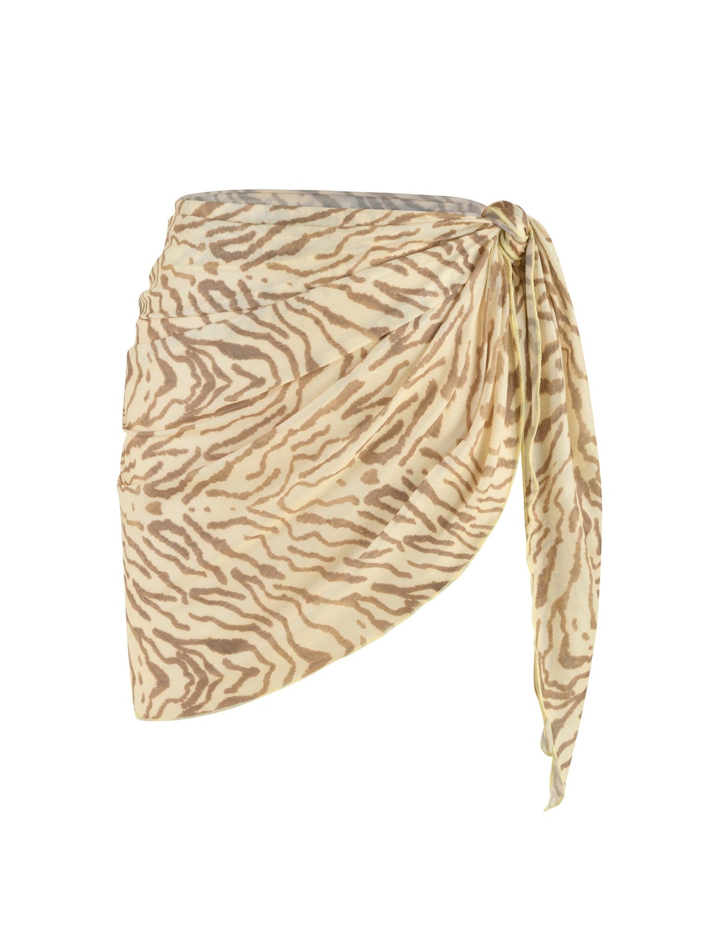 PEACHY SARONG - YELLOW : ZEBRA