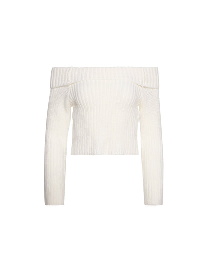 ASHLYN JUMPER - WHITE