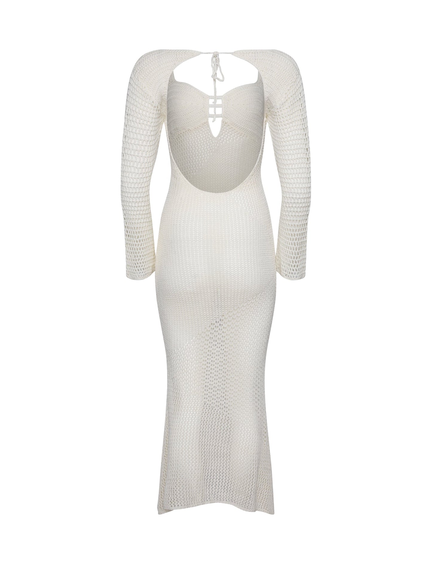 MACAULEY DRESS - WHITE : CREAM