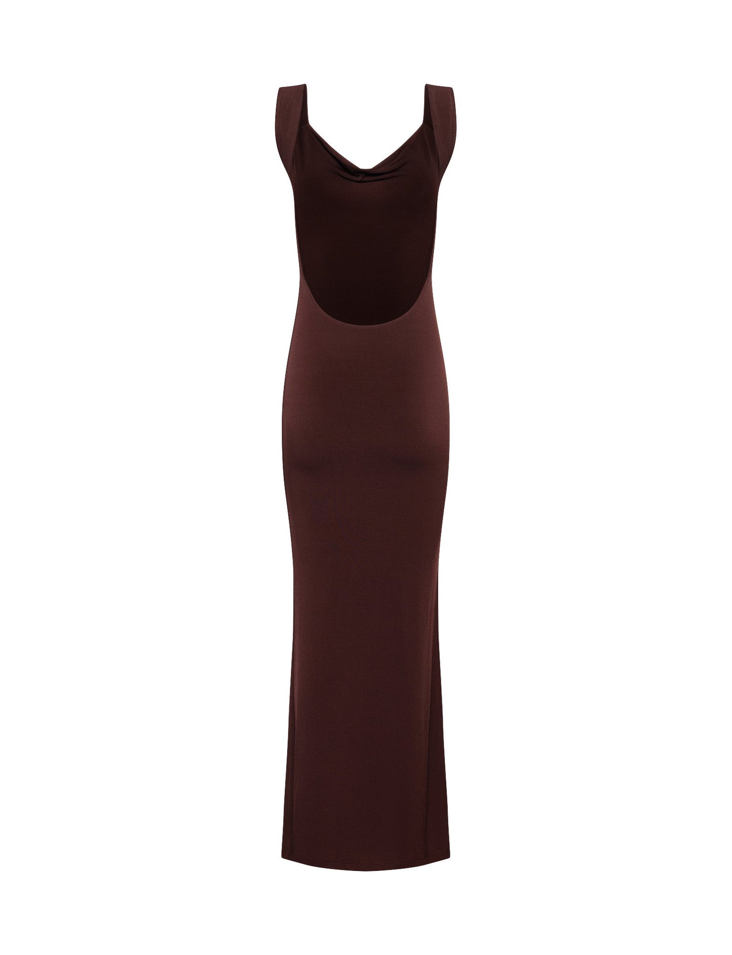MORANA DRESS - BROWN : CHOCOLATE