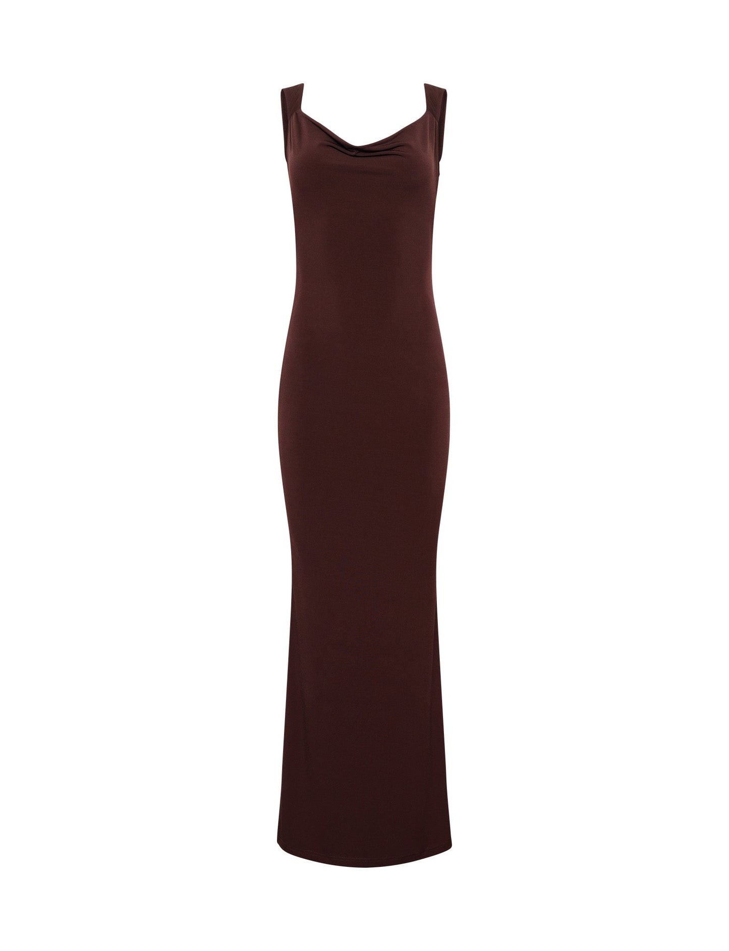 MORANA DRESS - BROWN : CHOCOLATE