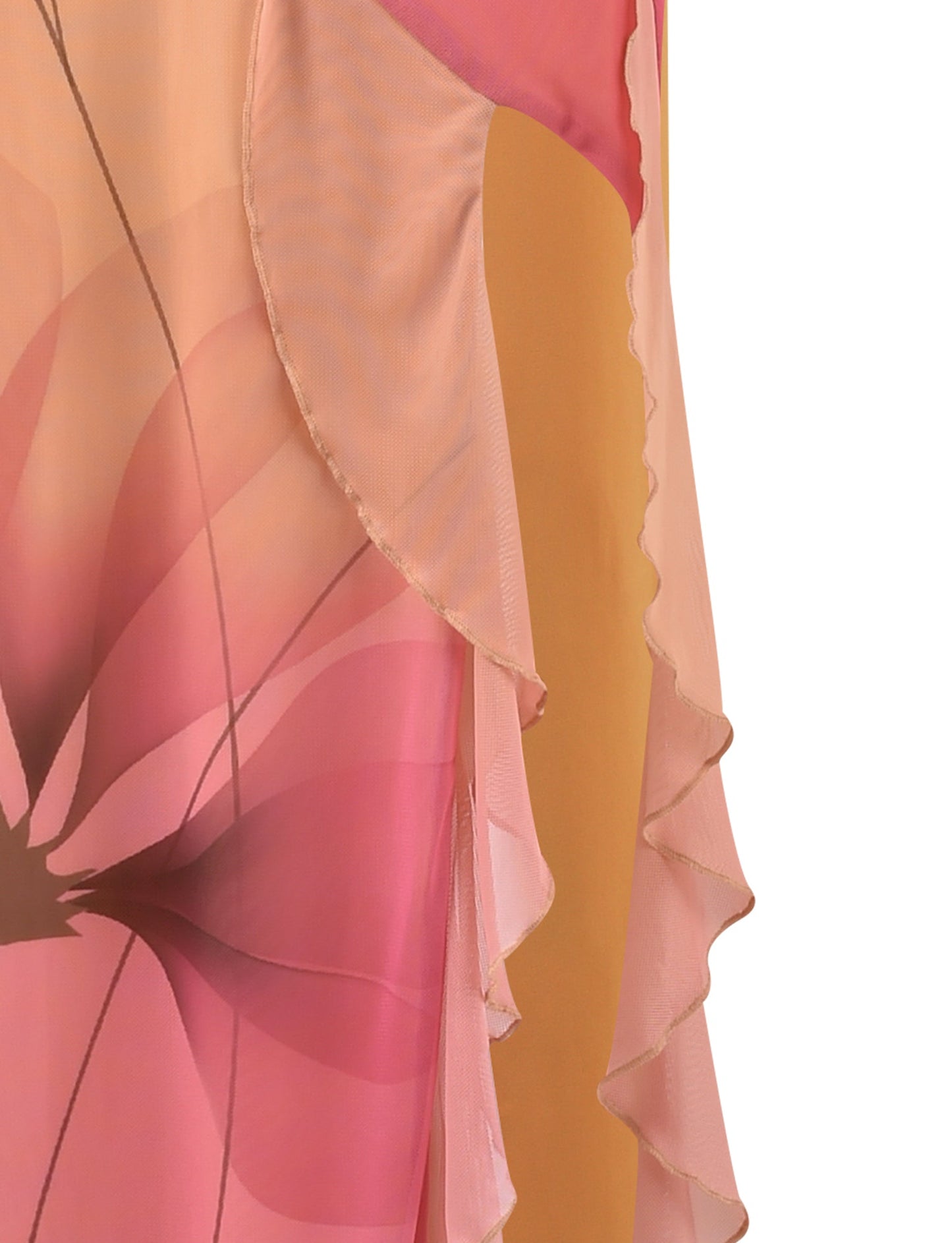 THEO MAXI DRESS - MULTI : MACRO FLORAL : GRADIENT FLORAL