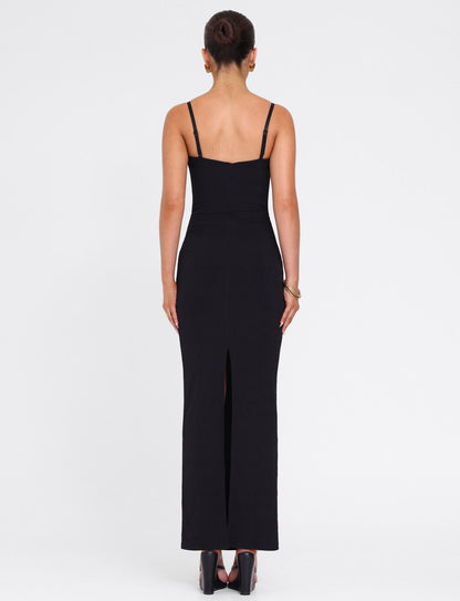 ALLURA MAXI DRESS - BLACK