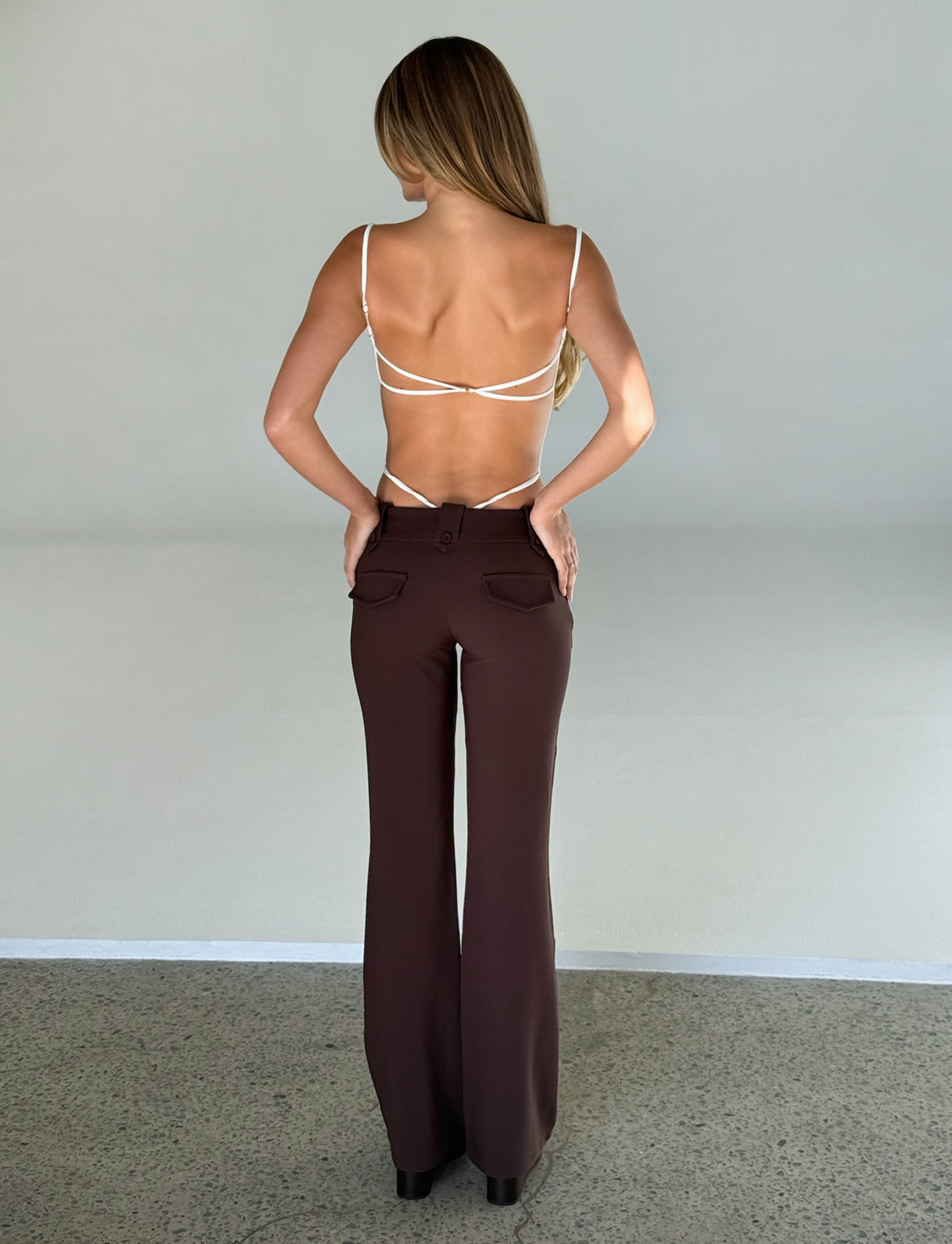 KITTIE PANT - BROWN : CHOCOLATE