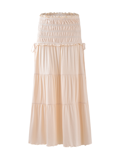 DENALI MAXI SKIRT - NEUTRAL : BONE