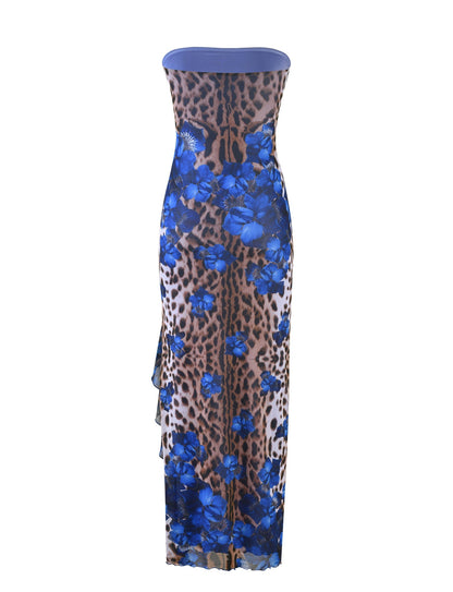 THEO MAXI DRESS - MULTI : LEOPARD