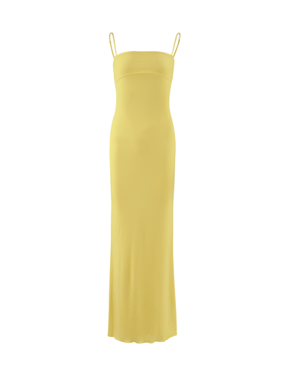CARA DRESS - YELLOW : PASTEL CITRUS