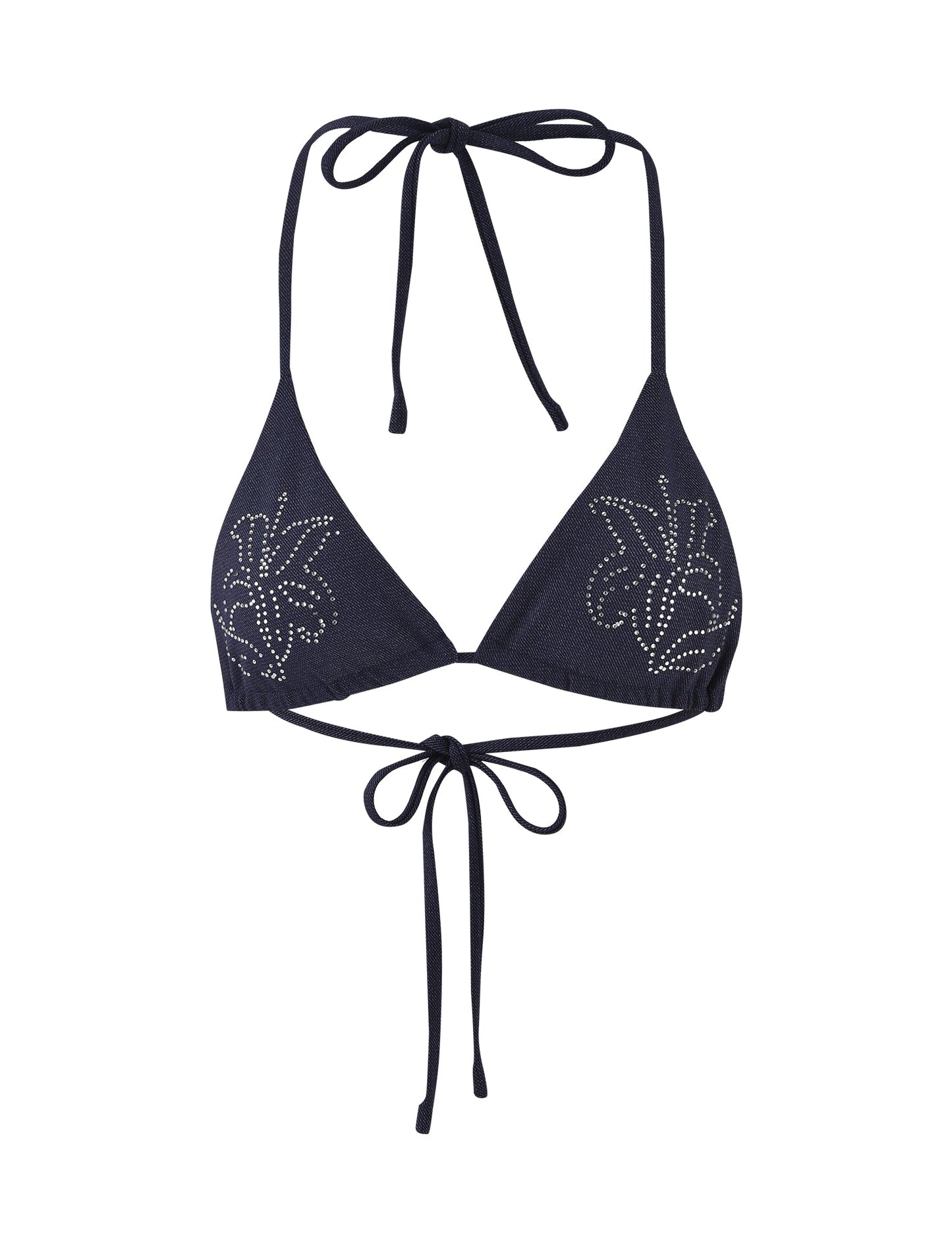 CALISTA BIKINI TOP - BLUE : DARK DENIM