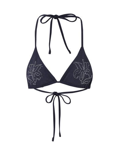 CALISTA BIKINI TOP - BLUE : DARK DENIM