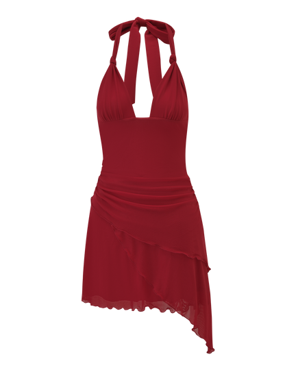 FRIEDA MINI DRESS - RED