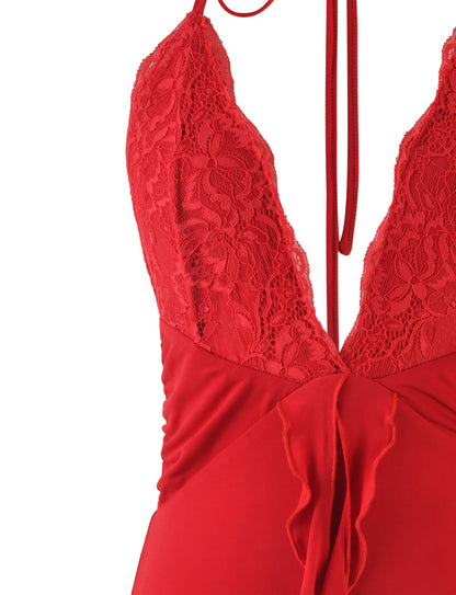 DEENA DRESS - RED