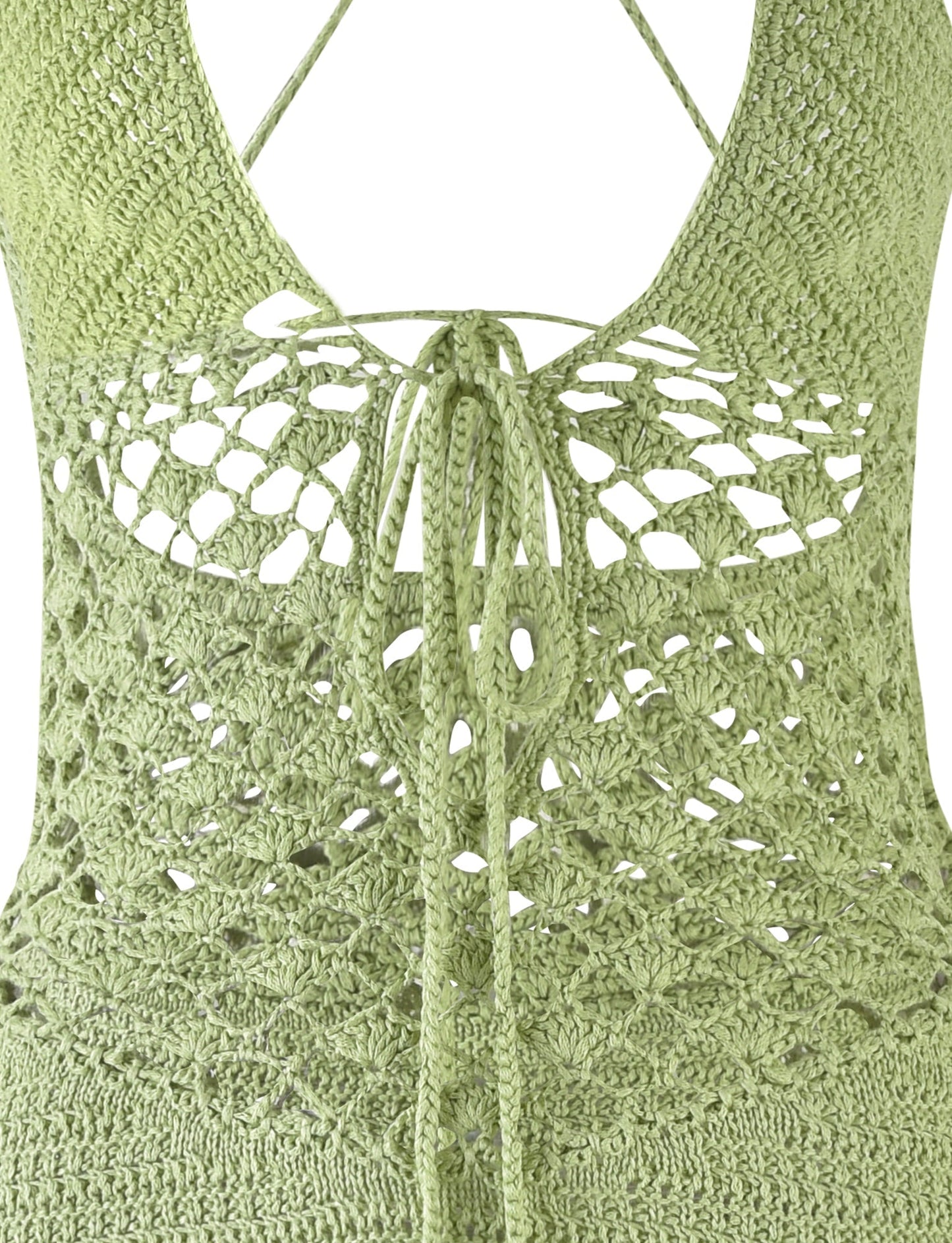 ISABELL DRESS - GREEN : PASTEL GREEN