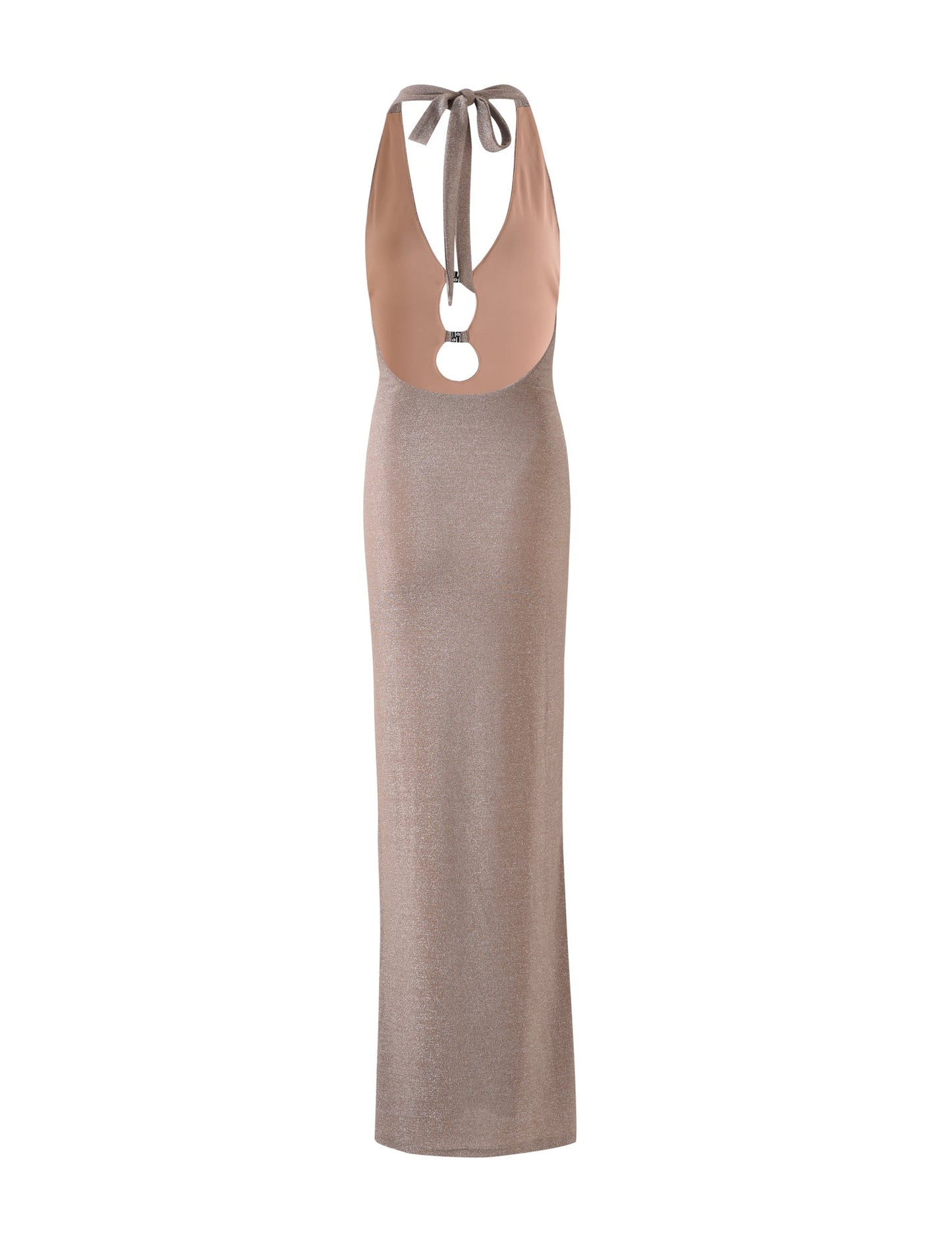 AKASHIA DRESS - BEIGE : BEIGE SHIMMER