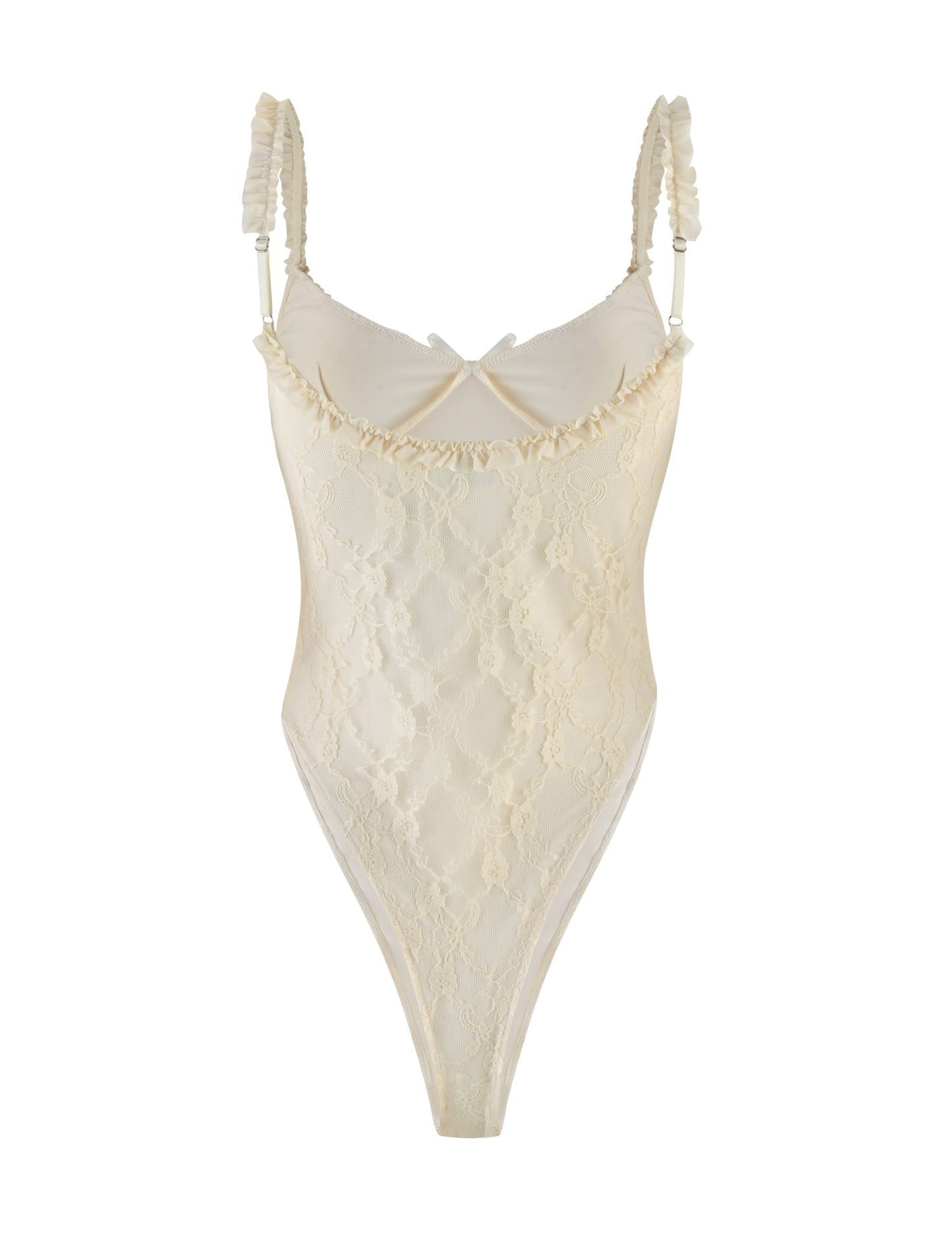 DEJA BODYSUIT - BEIGE : CHAMPAGNE : CHAMPAGNE LACE