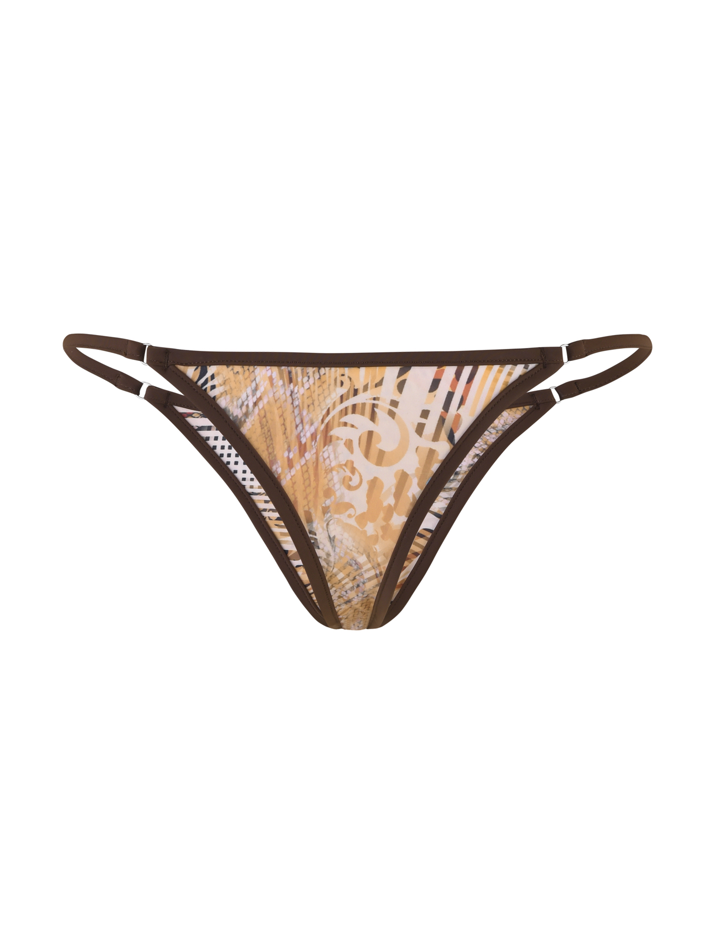 DIANA BIKINI BOTTOM - NEUTRAL : ANIMAL : ANIMAL MARBLE