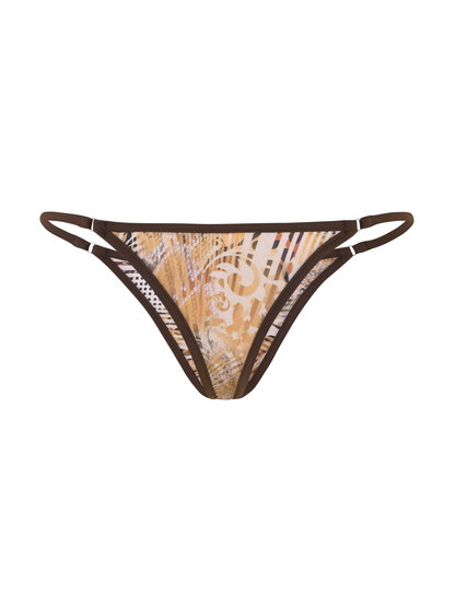 DIANA BIKINI BOTTOM - NEUTRAL : ANIMAL : ANIMAL MARBLE
