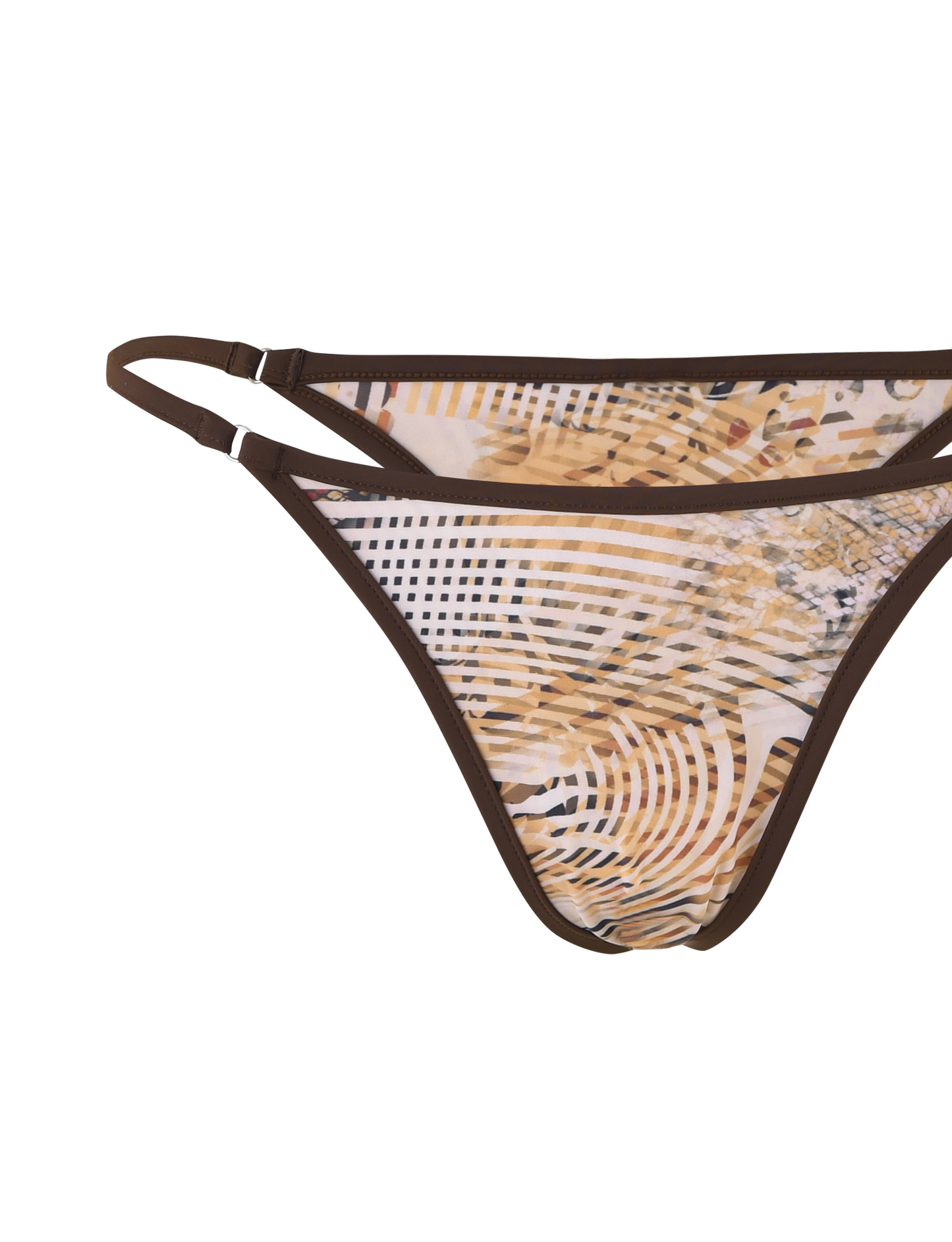 DIANA BIKINI BOTTOM - NEUTRAL : ANIMAL : ANIMAL MARBLE