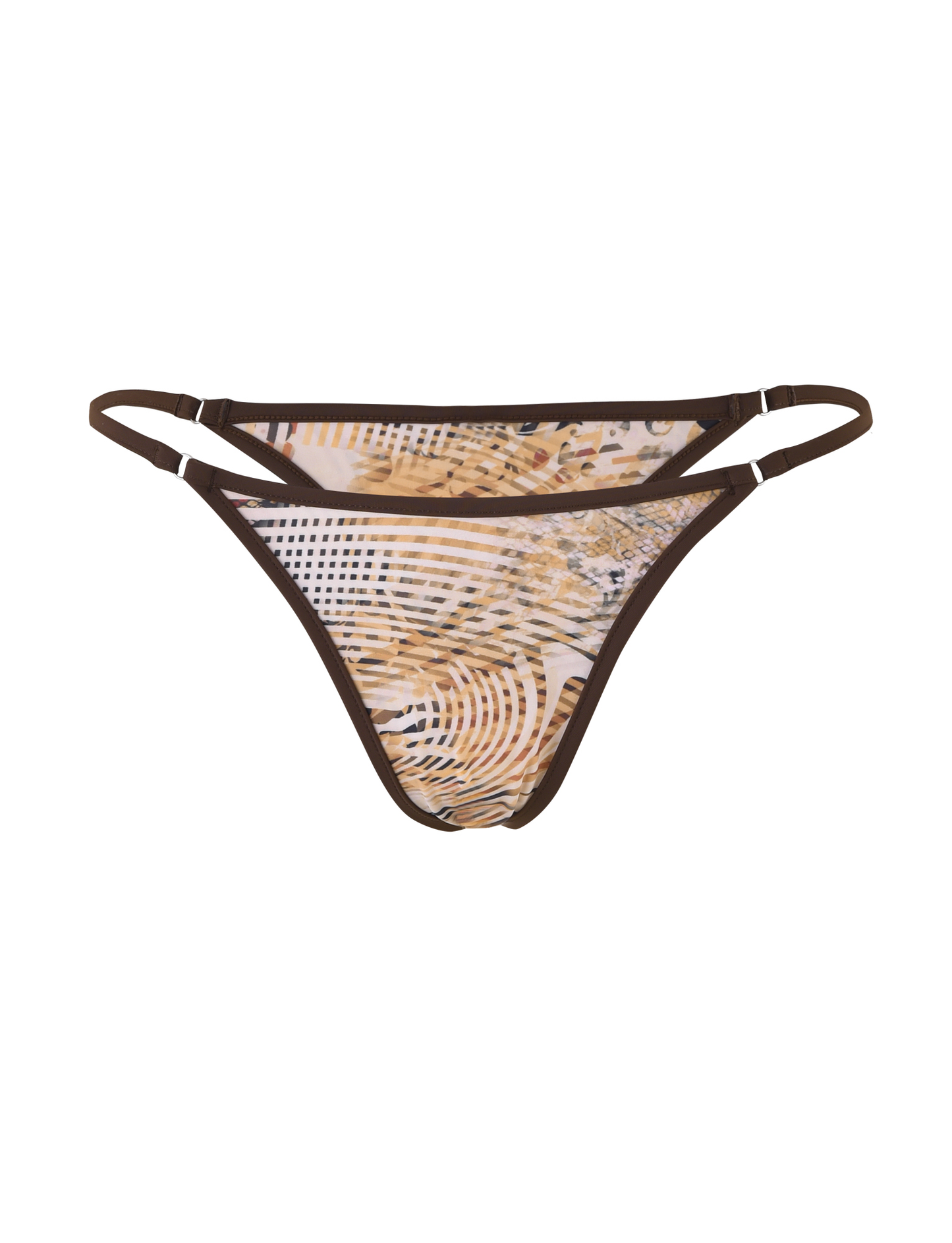 DIANA BIKINI BOTTOM - NEUTRAL : ANIMAL : ANIMAL MARBLE