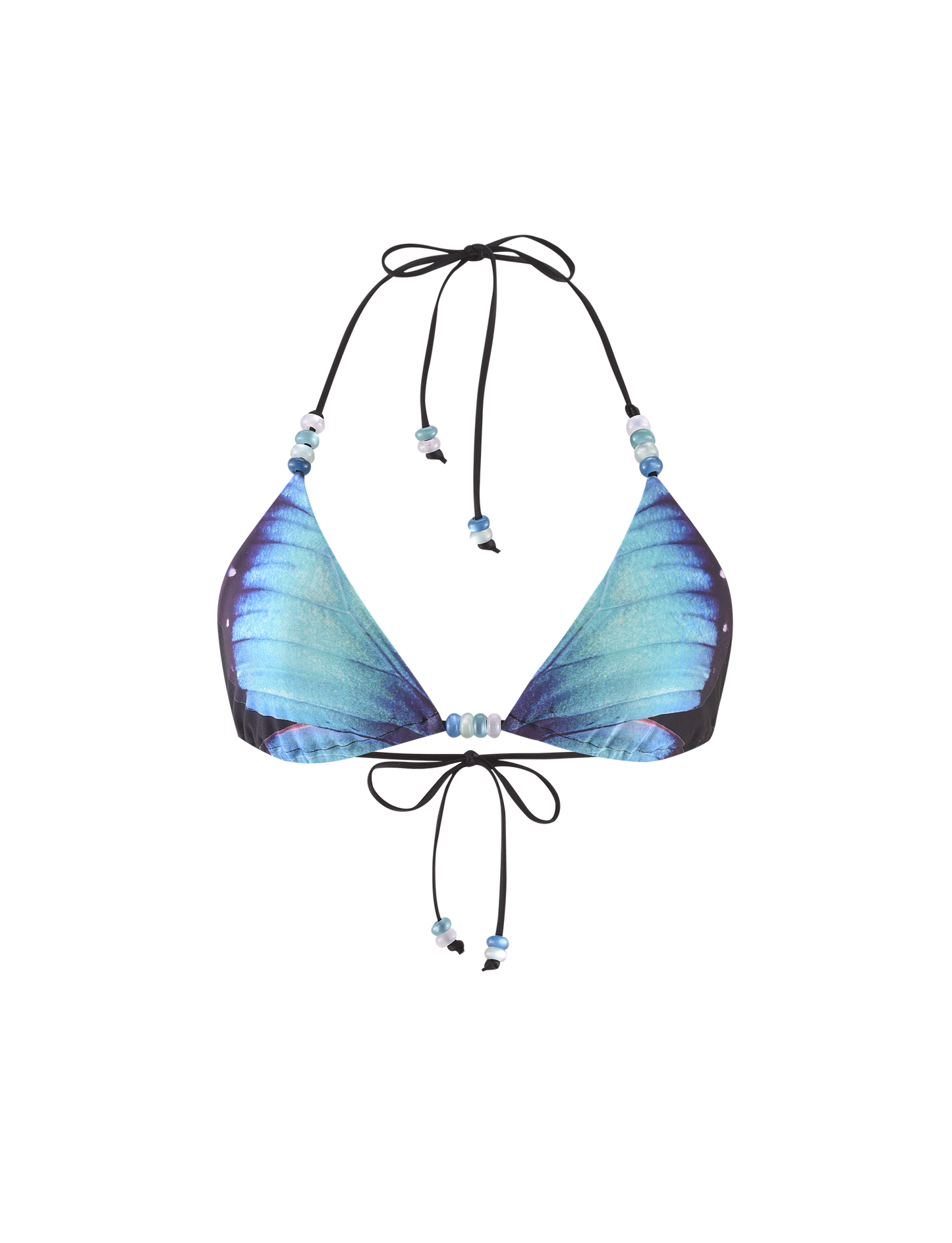 FINLEA BIKINI TOP - BLACK : BUTTERFLY