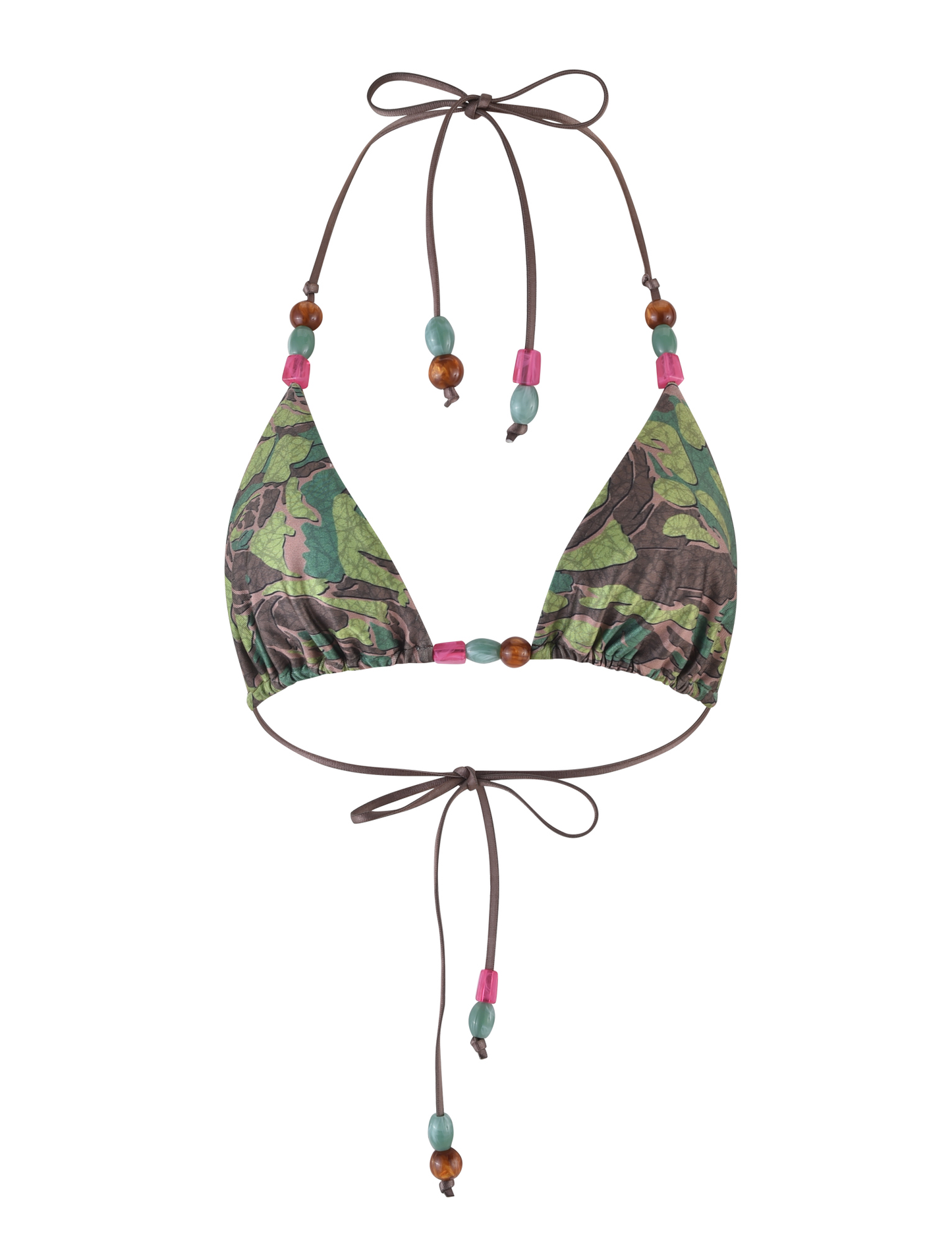 FINLEA BIKINI TOP - GREEN : CAMO