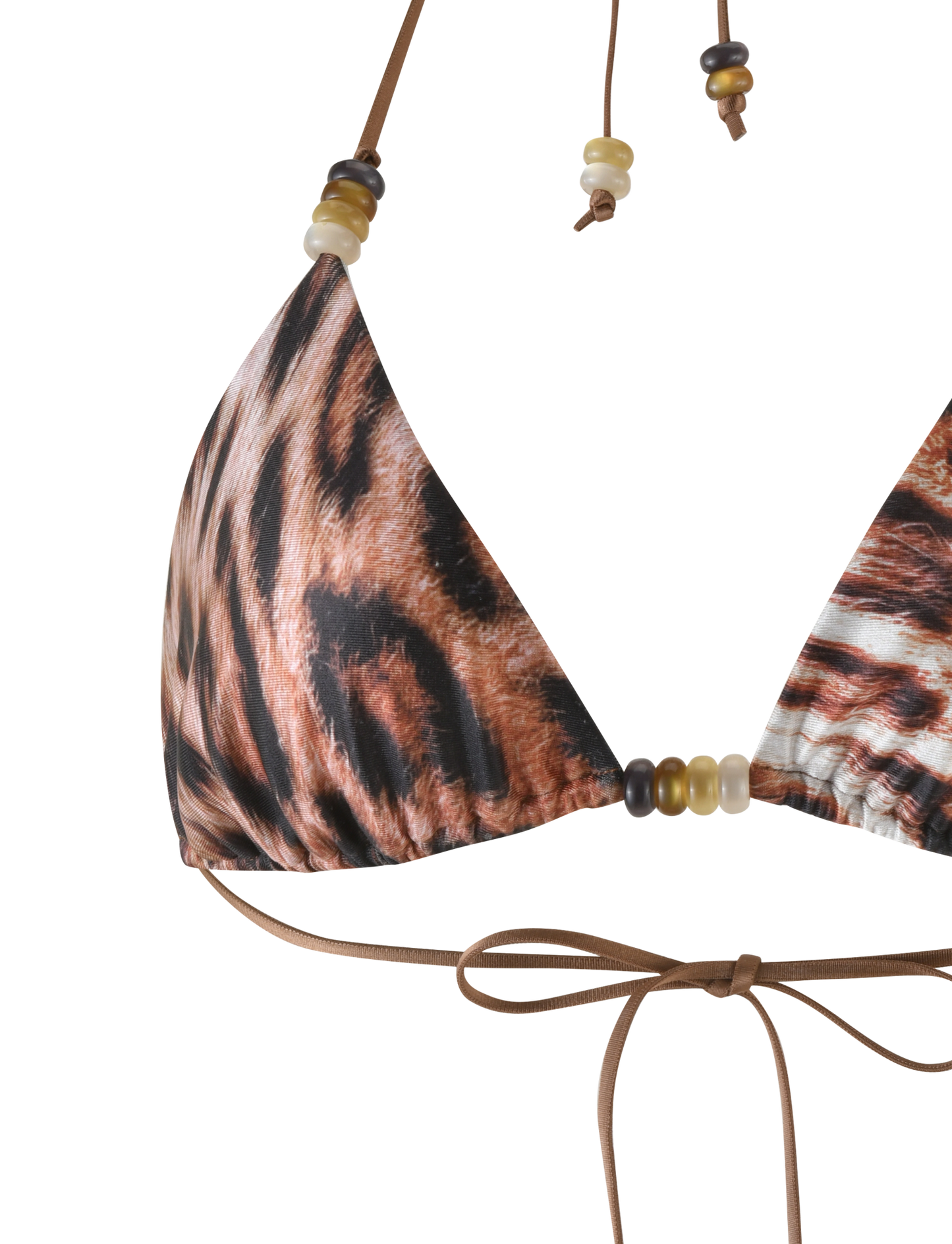 FINLEA BIKINI TOP - NEUTRAL : LEOPARD : LEOPARD HAZE