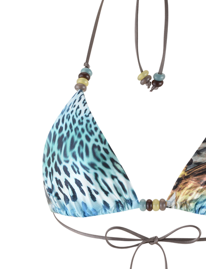 FINLEA BIKINI TOP - MULTI : ANIMAL : BUTTERFLY ANIMAL