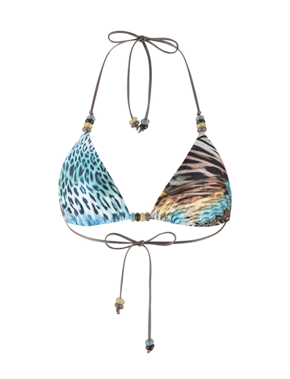 FINLEA BIKINI TOP - MULTI : ANIMAL : BUTTERFLY ANIMAL