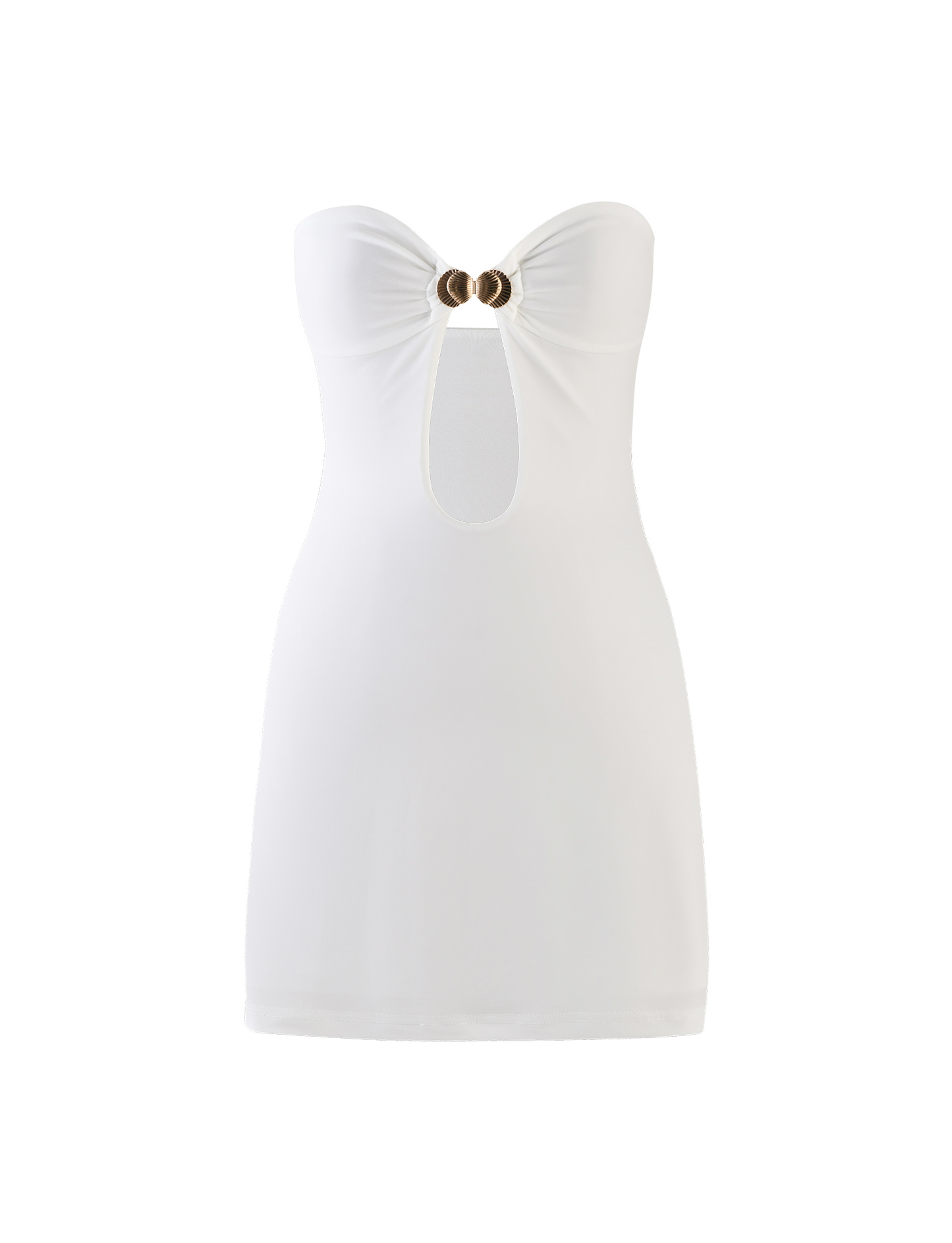 CECILY MINI DRESS - WHITE