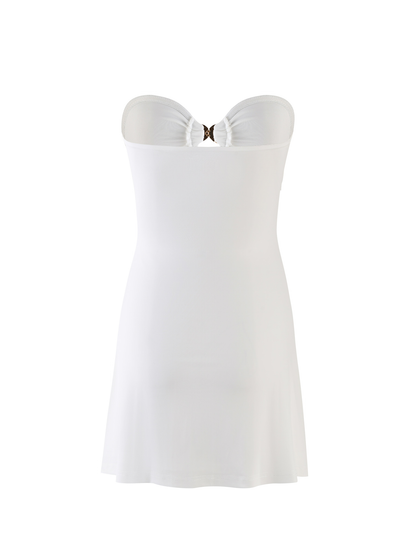 CECILY MINI DRESS - WHITE