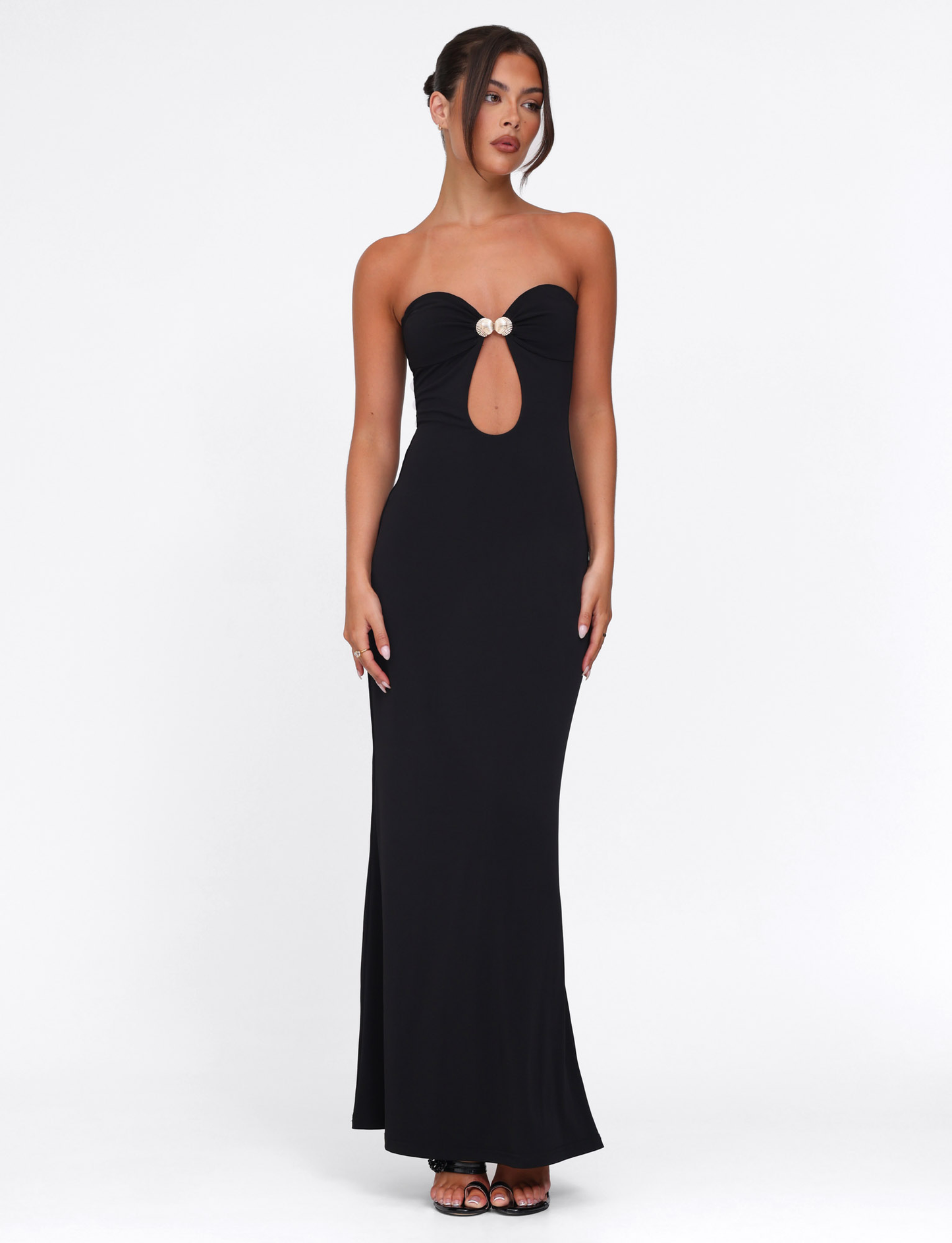 CECILY MAXI DRESS - BLACK