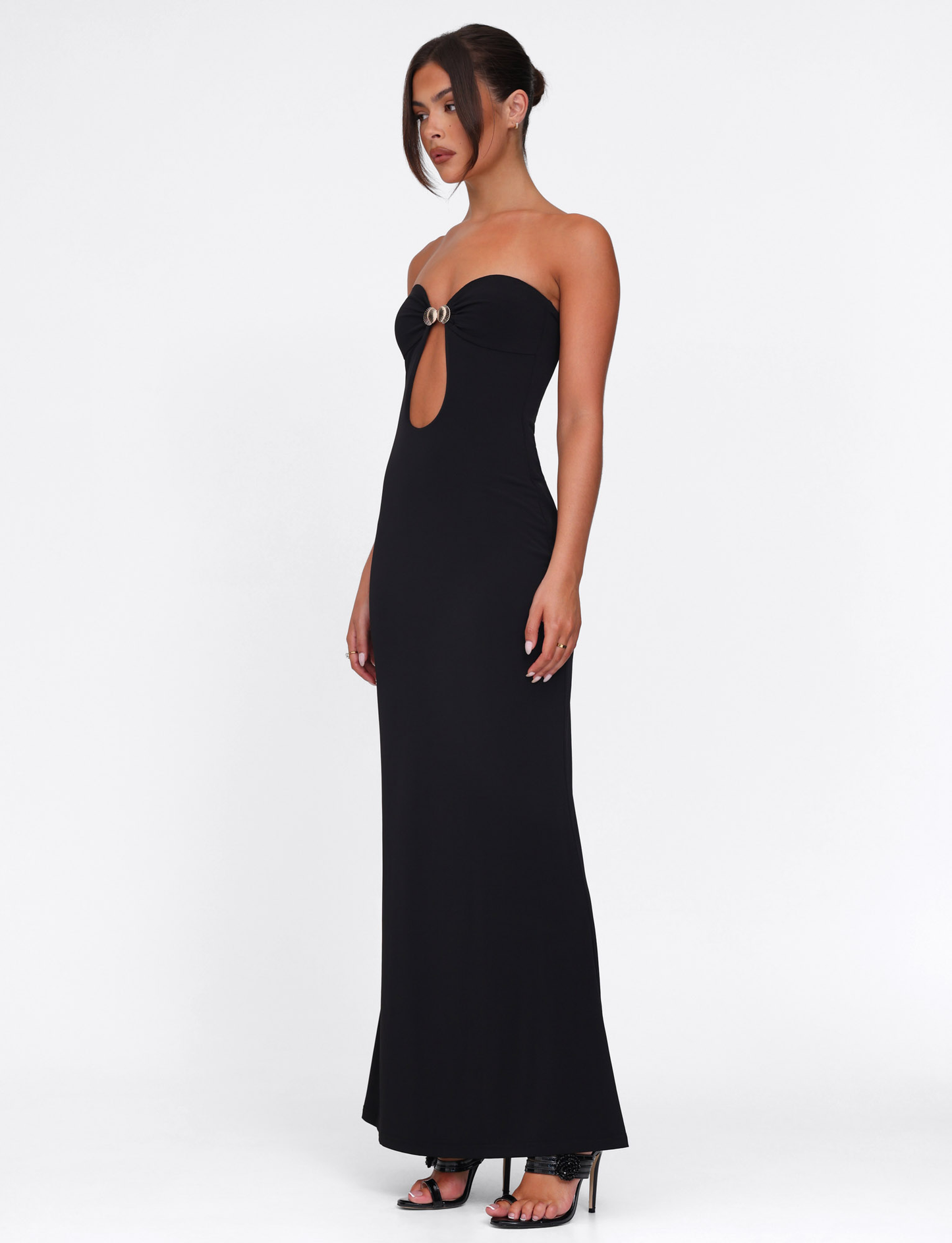 CECILY MAXI DRESS - BLACK