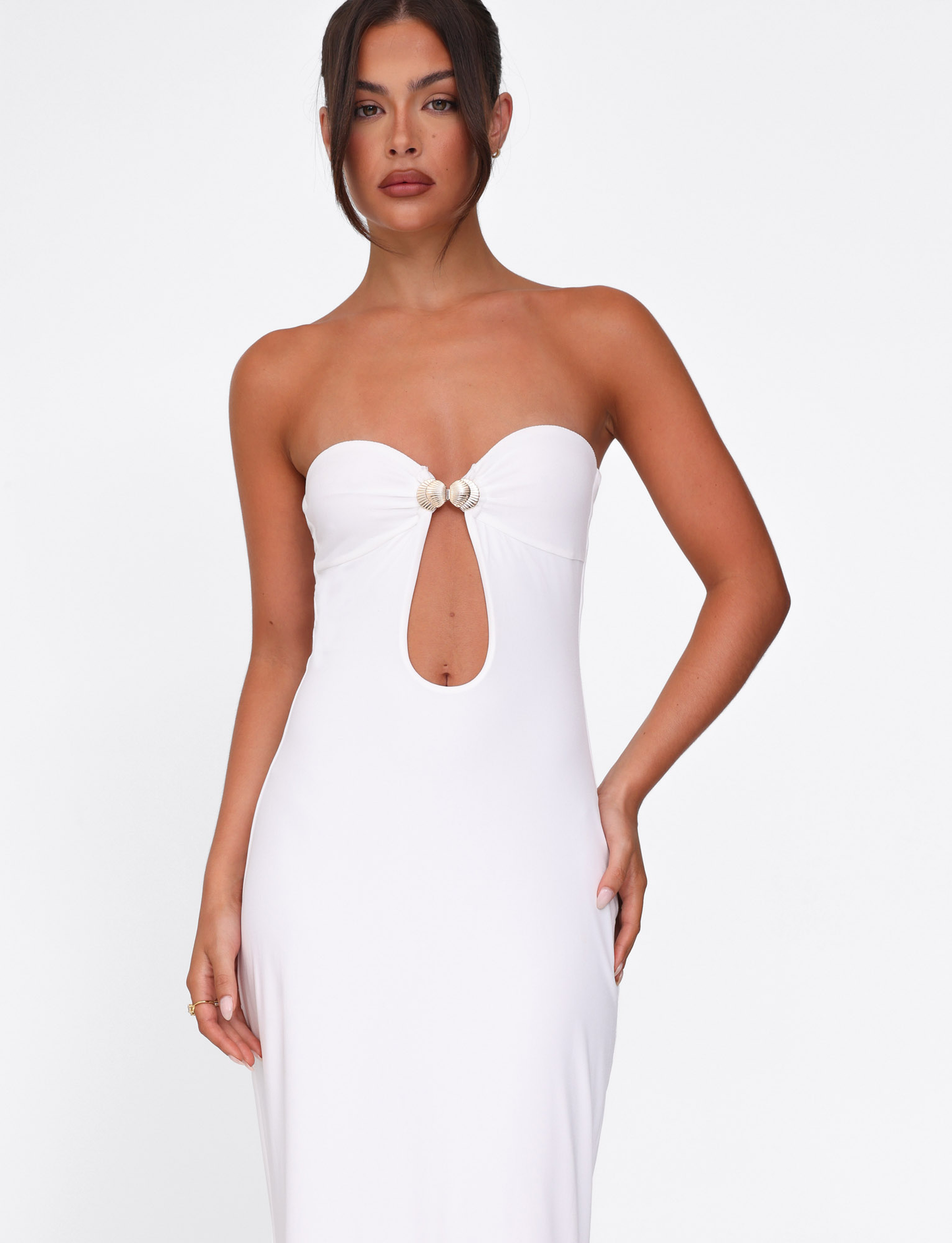 CECILY MAXI DRESS - WHITE