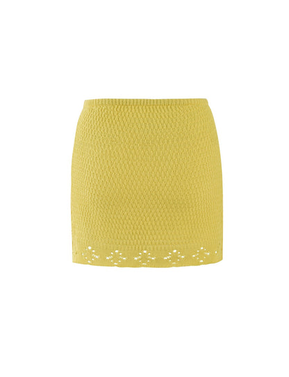 JANAI SKIRT - YELLOW : LEMON