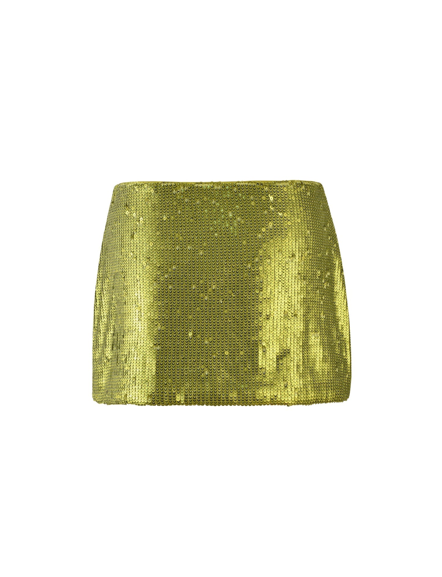 KAYE SKIRT - GREEN : GREEN SEQUIN