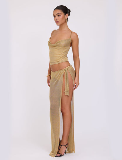 WYNNE TOP - GOLD