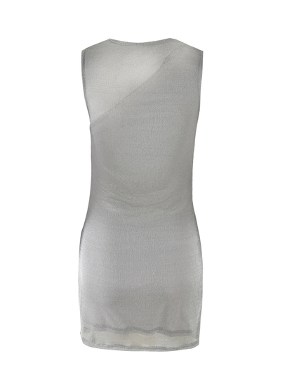 AZELMA DRESS - SILVER : SILVER