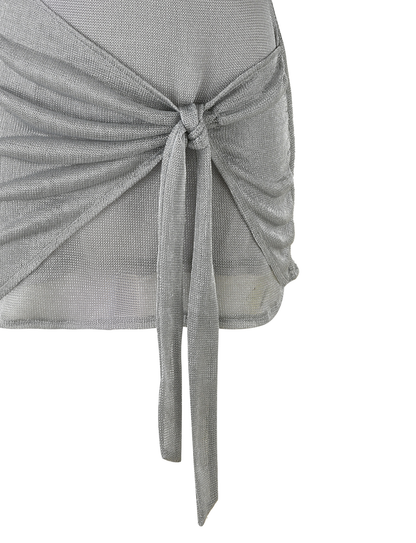 AZELMA DRESS - SILVER : SILVER
