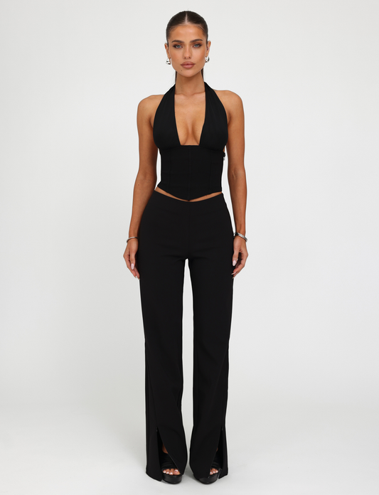 JANECE TOP - BLACK