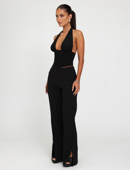 JANECE TOP - BLACK