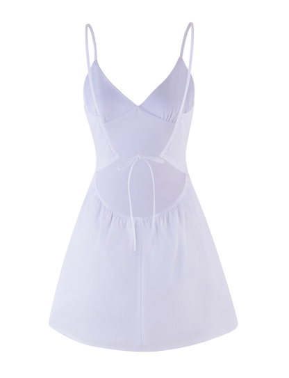 WINNIE MINI DRESS - WHITE