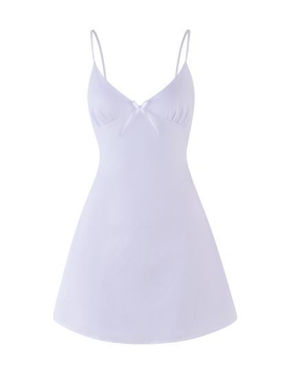 WINNIE MINI DRESS - WHITE