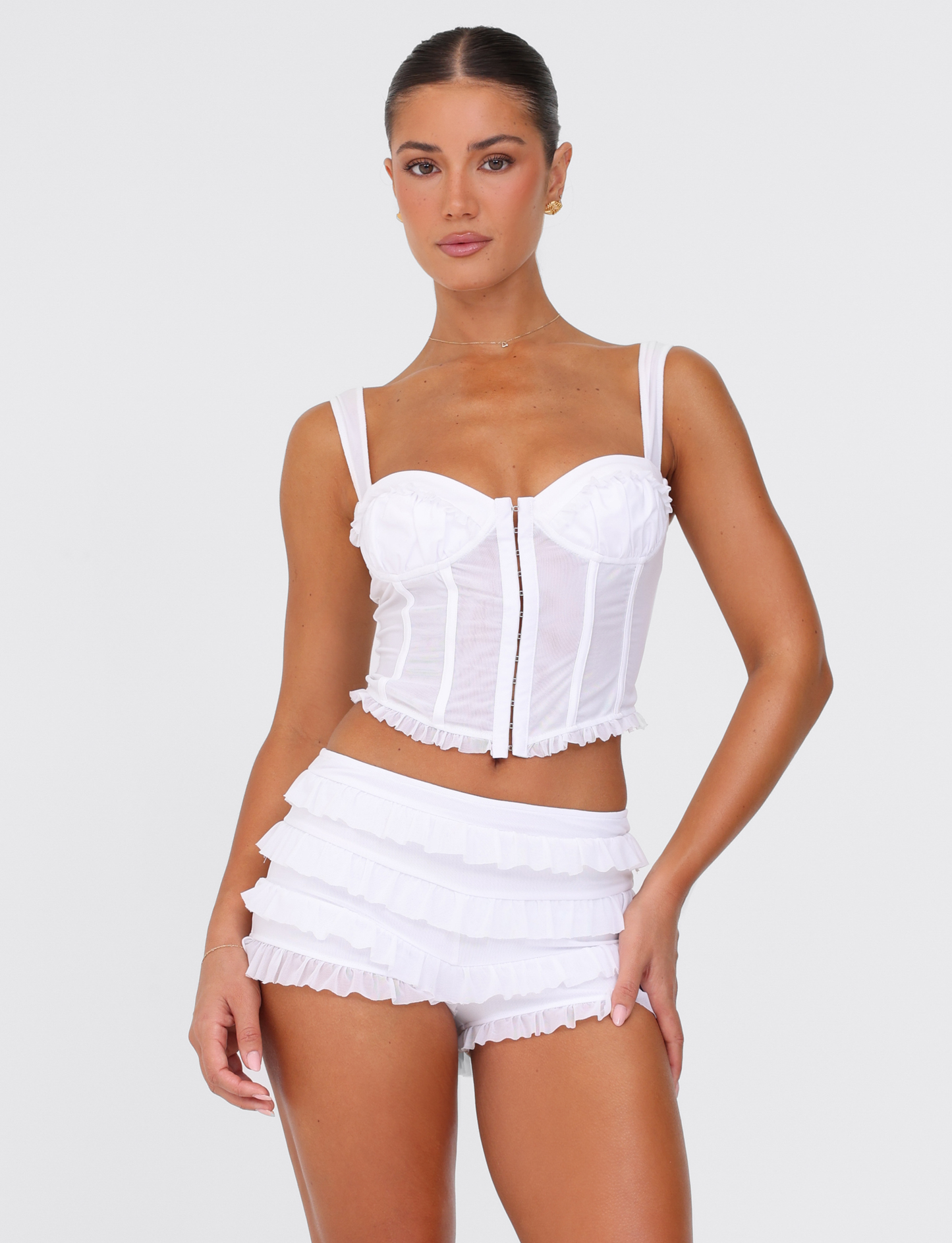 GINNY TOP - WHITE : OPTIC WHITE