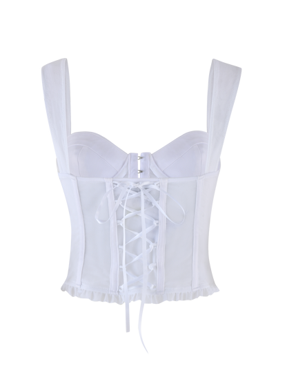 GINNY TOP - WHITE : OPTIC WHITE