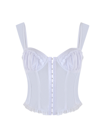 GINNY TOP - WHITE : OPTIC WHITE